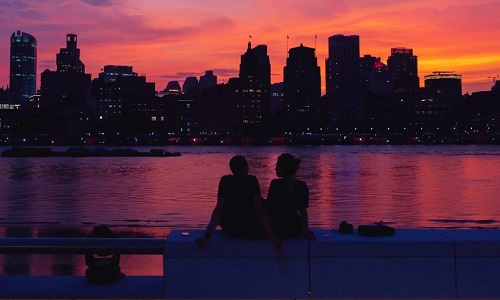 sunset-at-huangpu-river