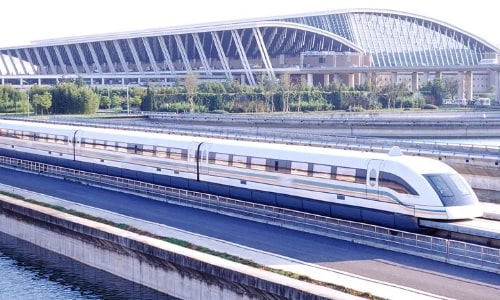 Shanghai Maglev Train-Station