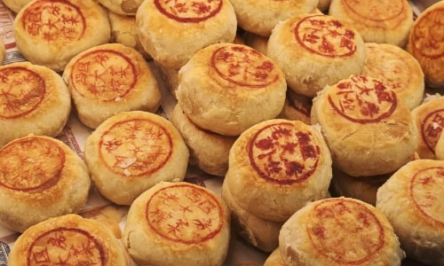 Fresh Pork Mooncakes